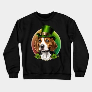 Beagle St. Patrick's day Crewneck Sweatshirt